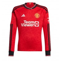 Fotbalové Dres Manchester United Domácí 2023-24 Dlouhý Rukáv